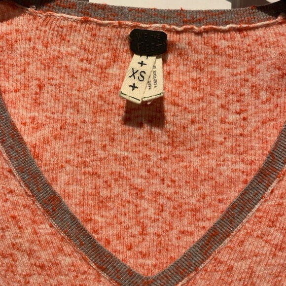 Free People We The Free Freckles Thermal Sweater- Pink - Picture 4 of 13